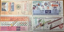 LOTTERIA ITALIA: 4 biglietti anni 1998/1999 (lotto # 91)