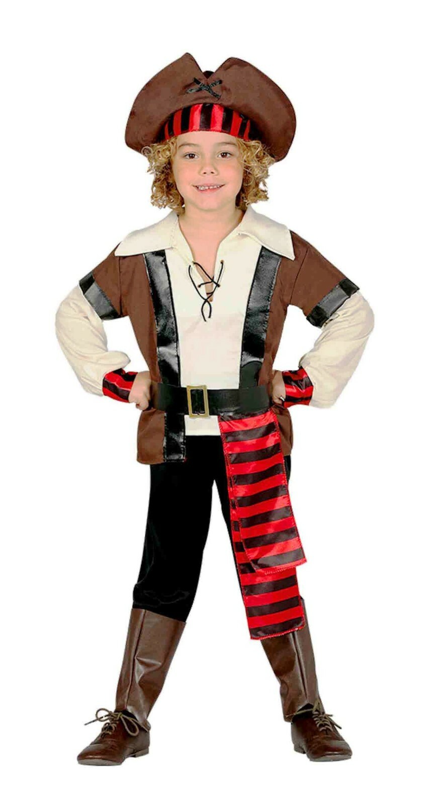 Fiestas Guirca – Costume Pirata Dei 7 Mari 10-12 Anni