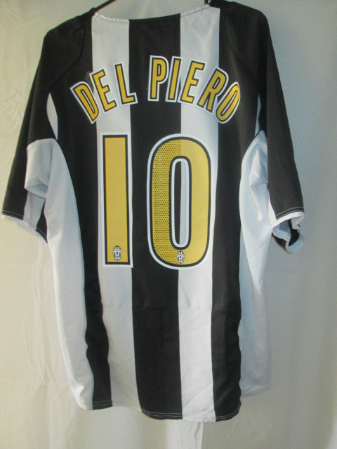 Juventus 2004-2005 Del Piero 10 Home Football Shirt Large 42