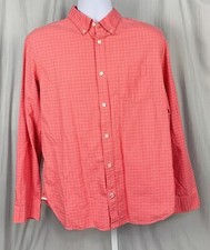 Gap Modern Oxford Men's Pink Button Down Shirt Long Sleeve 100 Cotton Large