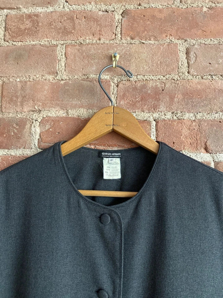 Vestido vintage para mujer Giorgio Armani talla IT 44, lana/viscosa Foto 2 de 4