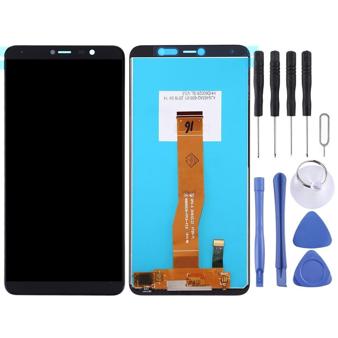 VETRO TOUCH SCREEN WIKO Per Y60 W-K510 NERO DIGITIZER Per Display - Foto 10