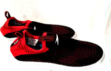 Speedo Surf Strider Water Swim Shoes Junior L Sz 2 - 3 Beach Pool Surf Red Black