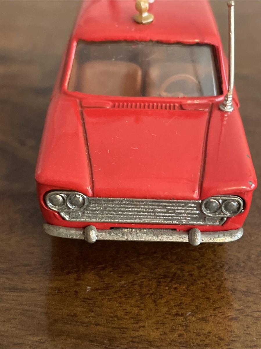 RARE Antique Vintage Mebetoys A21 Fiat 1500 Vigili Del Fuoco Fire