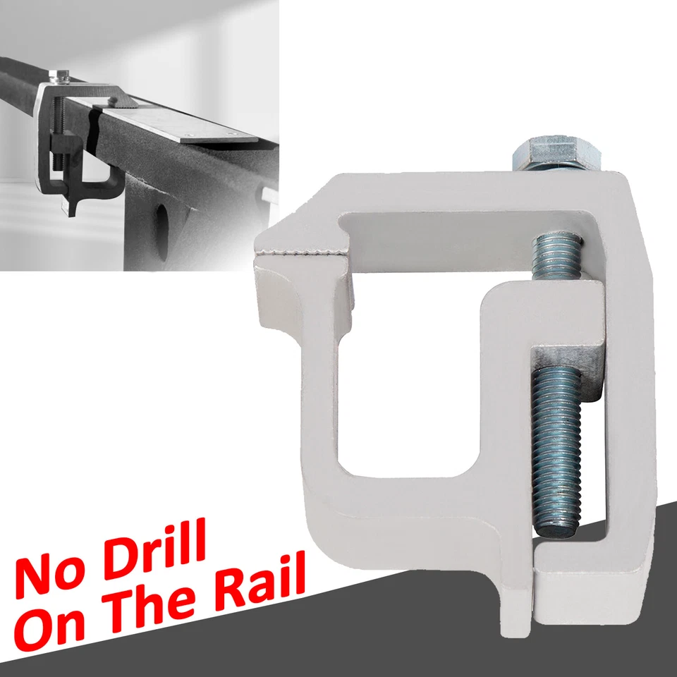 Abrazaderas de montaje de carcasa de cámper con tapa de camioneta 4 piezas de alta resistencia para GMC Chevy Foto 3 de 4