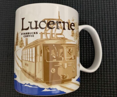 VERY RARE! STARBUCKS Global Icon City Collector Old Mug ''LUCERNE'' 16oz F/S