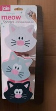 Meow       sponges 3 pack. New      