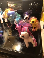 My Little Pony Lot 10 pc with pony microphone pony.