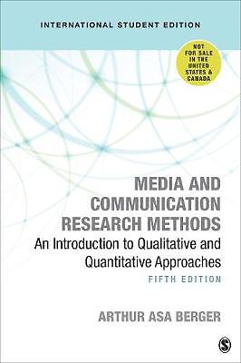 Media and Communication Research Methods - International Stud... - 9781544371740