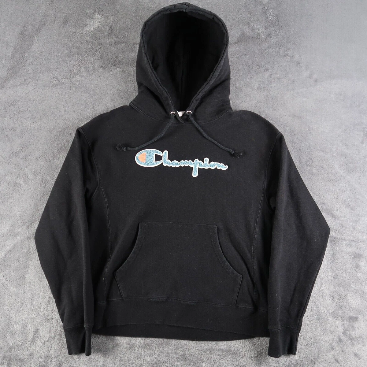 Champion hoodie hotsell embroidered logo