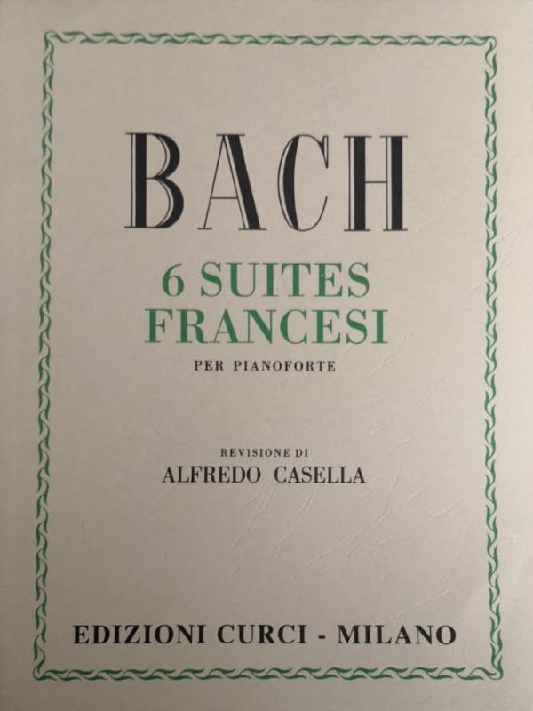 Bach Fantasia cromatica e fuga pianoforte - Casella - Curci