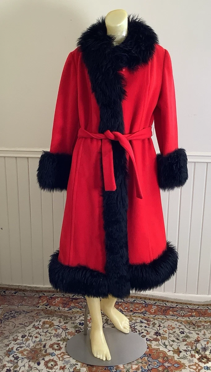 Faux Fur Faux Fur Red Vintage Coats, Jackets & Vests for Women for 