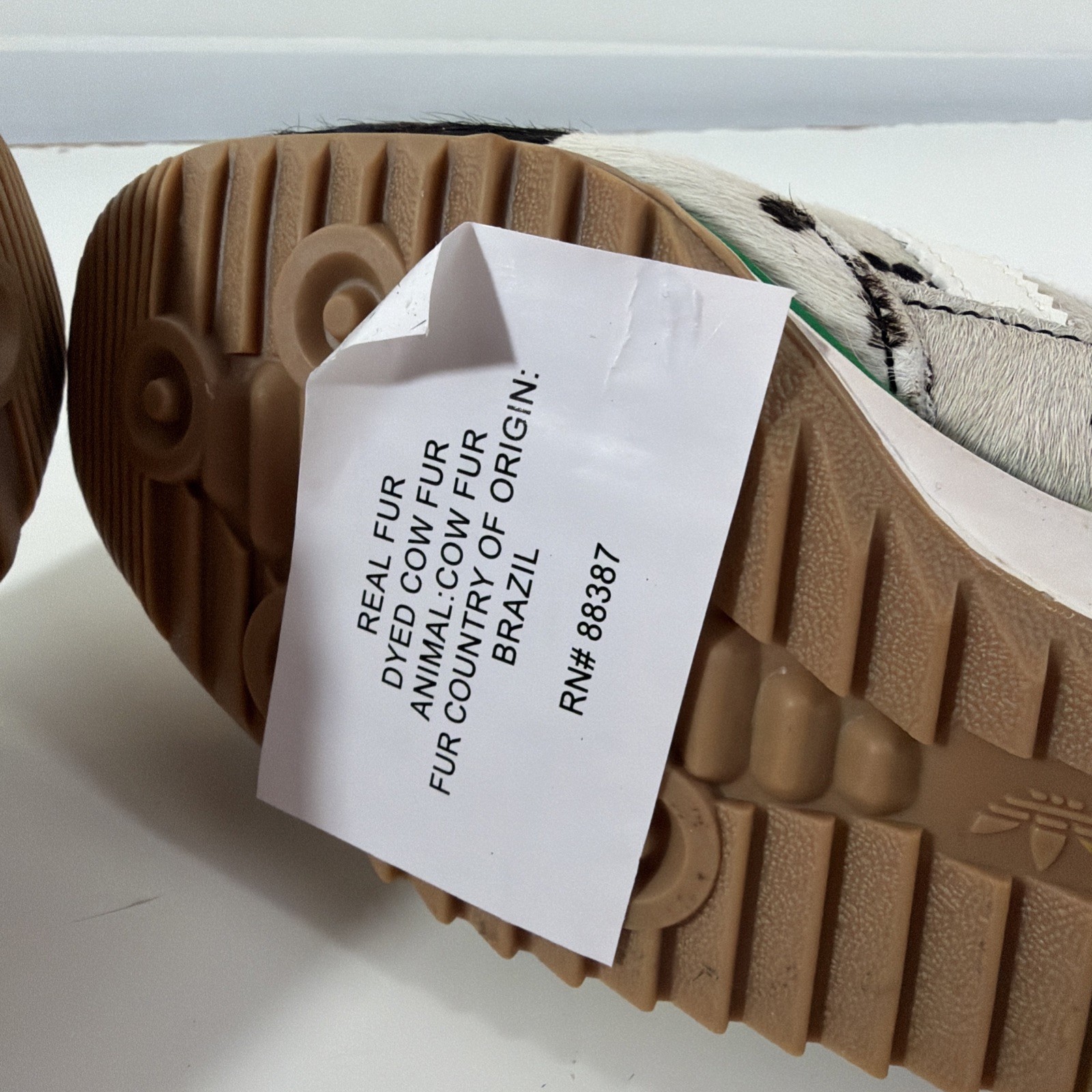 Adidas Originals SL 72 OG W Cow Print Black White Women Shoes JR1639 Size 8 NWT thumbnail 8