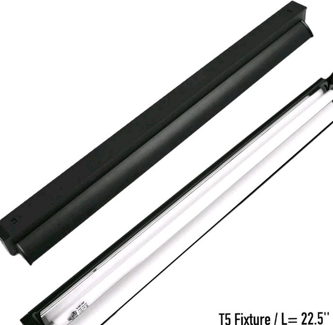 Reptil King UVB Reptile Light, 24W T5 Light Fixture and 10.0 24Watt, 