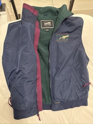 Vintage Men s Extra Large Sierra Sport Harbor Docs Fishing Vest, Destin, Fl