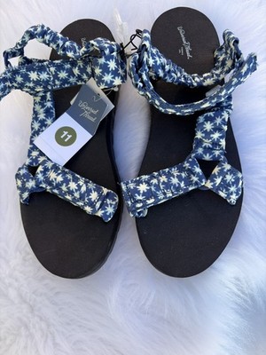 Women's Platform Sport Sandals - Universal Thread Blue Size 7