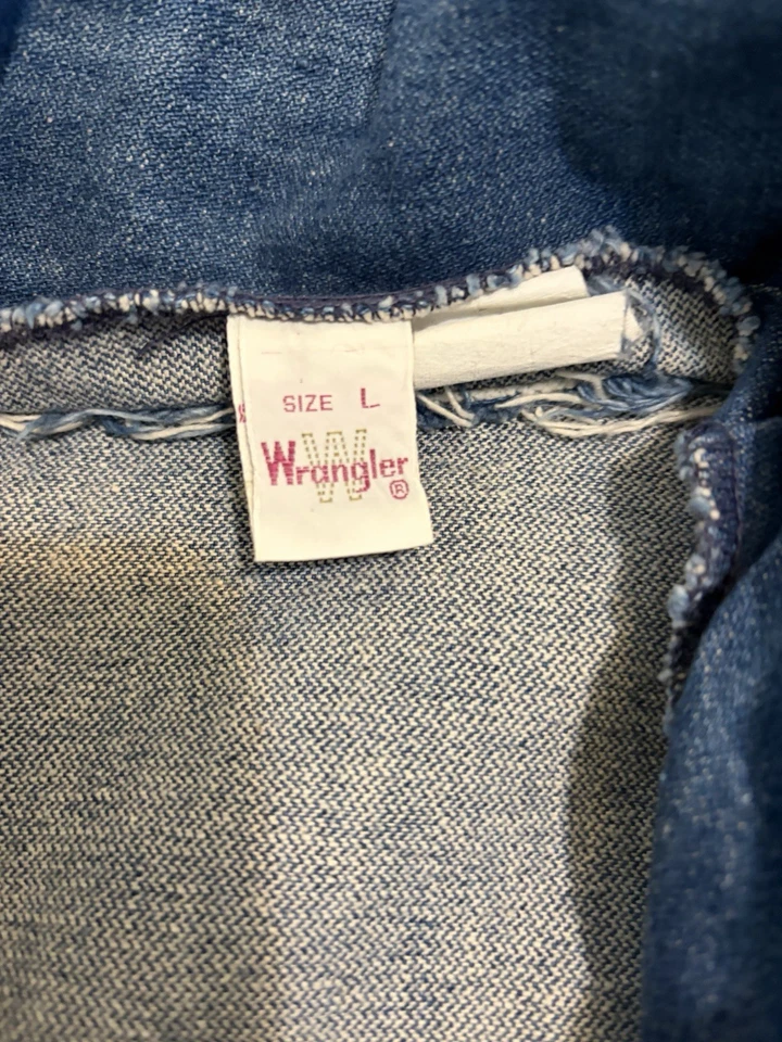 Chaqueta Blazer Ajustada De Colección Wrangler Para Mujer Azul Denim Talla Mediana EE. UU. Foto 4 de 4