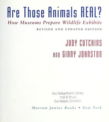 Are Those Animals Real? Hardcover Judy, Johnston, Ginny Cutchins