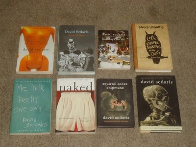Lot 8 David Sedaris Books Me Talk Pretty Naked Holidays Ice Squirrel Seeks Chipm