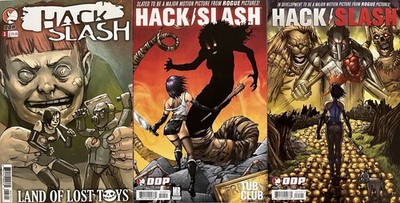 Hack/Slash #3A,#9A,#14A (DDP Comics 2006)