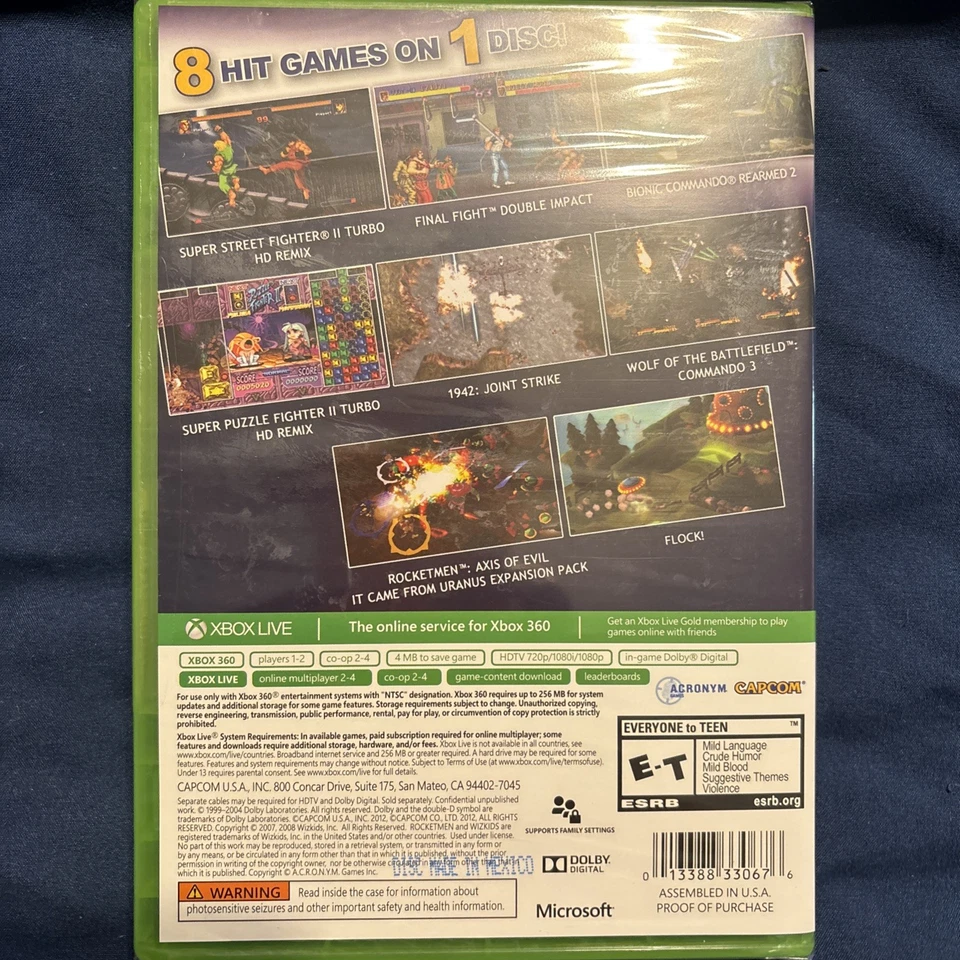 Capcom Digtal Collection Xbox 360 - Sealed - Image 2 of 2