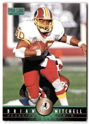 Brian Mitchell 270 1997 Pro Line Common NM Sports Card