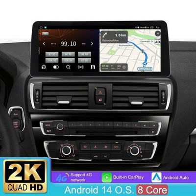 Autoradio Für Für BMW 1er F20 F21 NBT 4+64GB 2K Android 14 Carplay GPS Navi FM