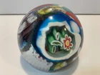 Italian Murano Vintage Swirl Glass Paperweight.