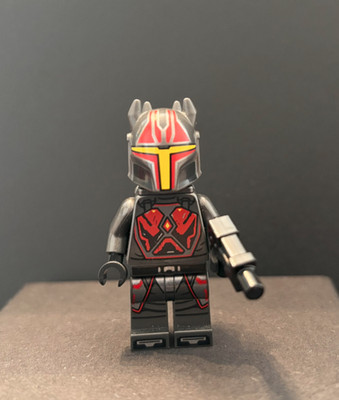 Lego Star Wars Gar Saxon Mandalorian Minifigur offiziell mit Blaster