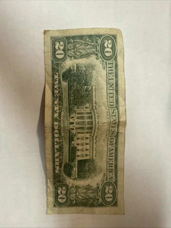 1969A $20 Federal Reserve Note Twenty Dollar Cleveland FR 2068-D Currency - Image 2 of 2