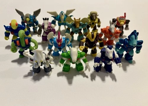 Vintage Battle Beasts Lot (15) w/ Rubsign + Triple Threat Snake