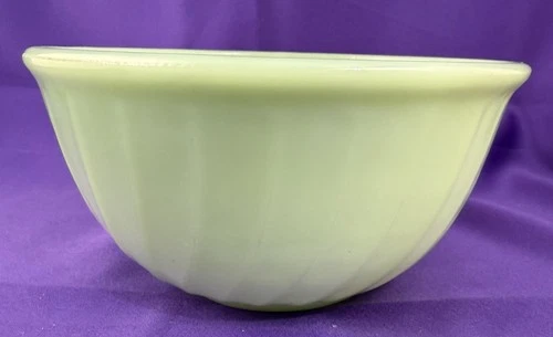 Fire King Jadeite Swirl Small Mixing Bowl