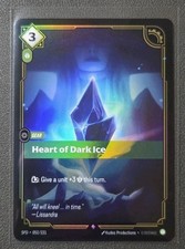 Riftbound League Of Legends Spiritforged RARE Foil Card SFD 52 Heart Of Dark Ice