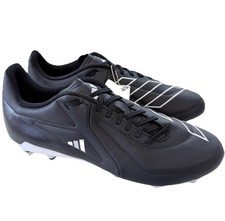 adidas RS-15 Elite Soft Ground Rugby Boots Black / White Size UK 12 New