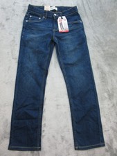 NWT Levi's Boys 511 Size 10 Reg Slim Fit Adjustable Waistband Dark Wash Blue
