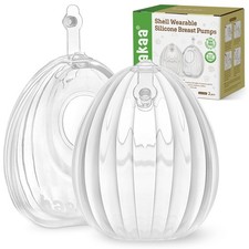 Wearable Breast Pump, Silicone Shell Breast Pump - Hands Free, Passive Breast...