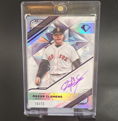 Roger Clemens #WPA-RC 2025 Topps Diamond Icons White Polychromatink Autograph card