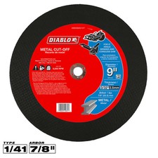 DIABLO DBD090094101F 9" Metal Cut-Off Disc
