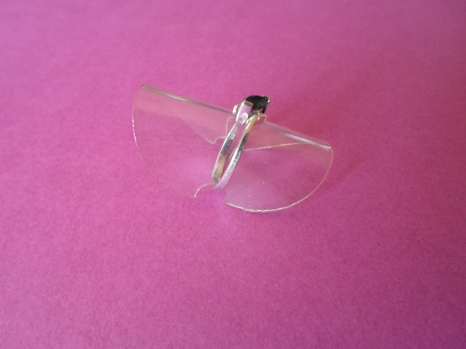 solid silver ring, dark blue wand, size 48 - image 7