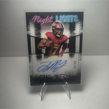 2025 Panini Black Night Lights Signatures Terry McLaurin Commanders Auto /50