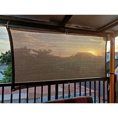 Fence Privacy Screen Balcony Sun Shade Cloth 3'3''x9'9'' 80% Shade Fabric Outdo...