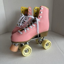 Impala Rollerskates - Pink / Yellow Quad Skates Women's Size 6