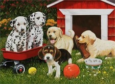 Puppy Party 60 PC Puzzle Jigsaw