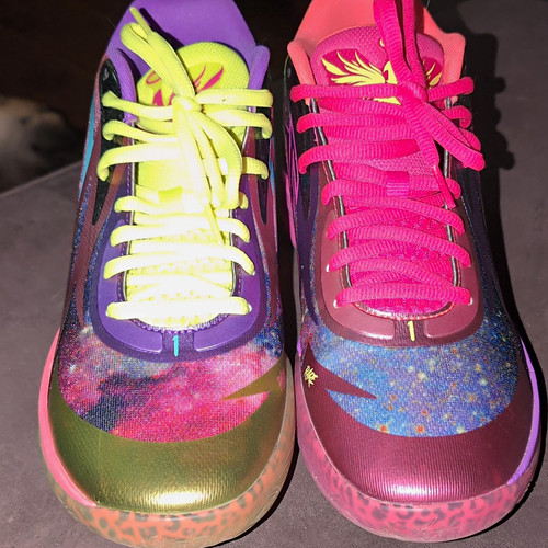 Size 10.5 PUMA MB.02 Be You Low Top Melo Basketball Sneakers Multi 378283-01