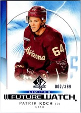 Patrik Koch 2024-25 SP Authentic Hockey Future Watch  Limited #157 Blue 002 /399