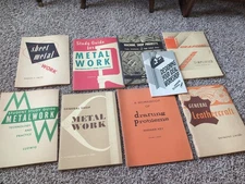 Lot Of 8 Vintage Sheet Metal Trade Book Shop Journeyman Craftsman