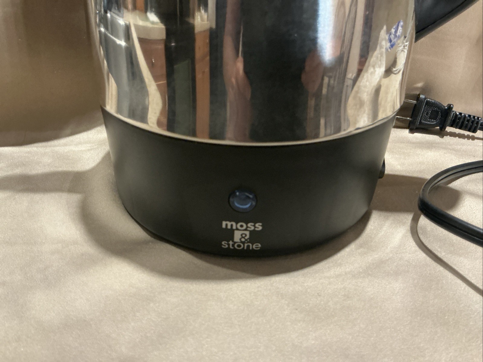 Moss & Stone Percolator Coffee Pot Electric 8/10 Cup Stainless Steel