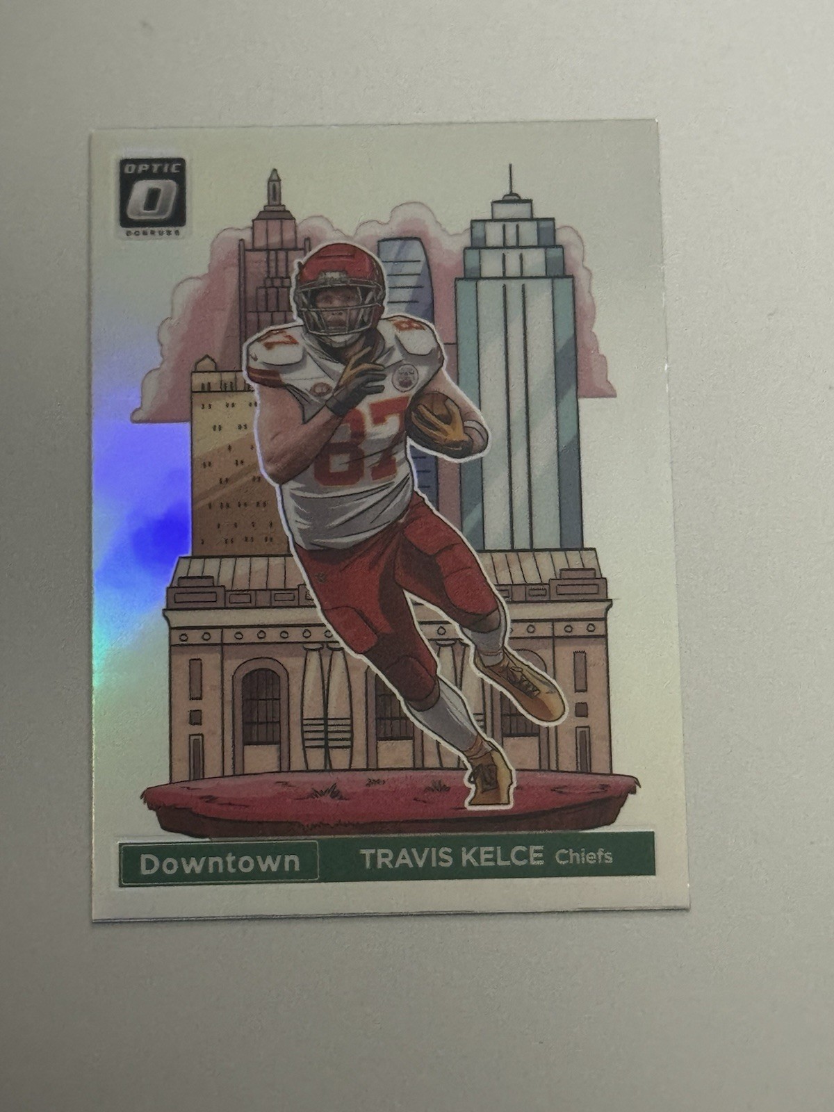 TRAVIS KELCE 2024 DONRUSS OPTIC DOWNTOWN SP KANSAS CITY CHIEFS