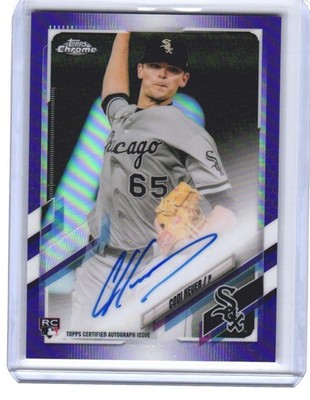 2021 Codi Heuer Topps Chrome Purple Refractor Auto RC 126/250 #RA-CH (H2858)