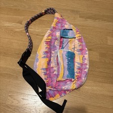 KAVU Rope Sling Bag Excellent Pre-owned Condition, Festival Tie Dye